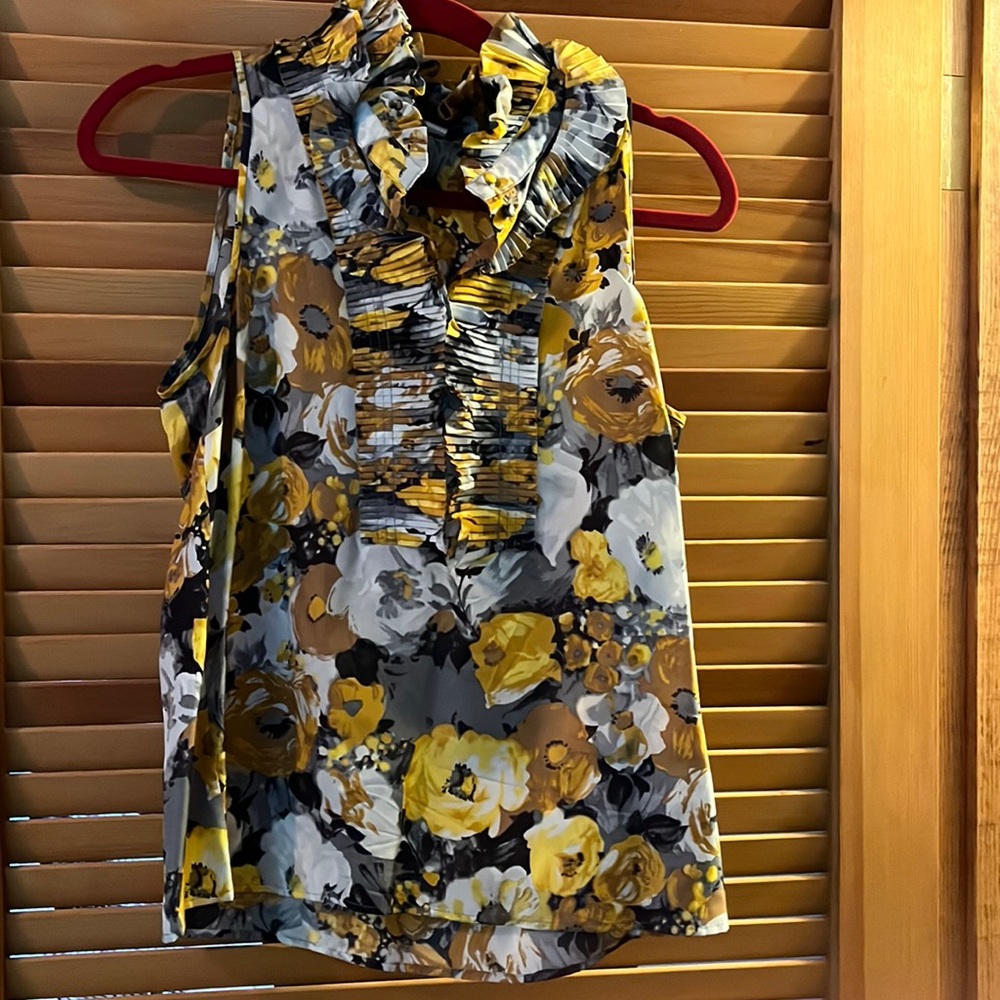 Jcrew silk sleeveless blouse